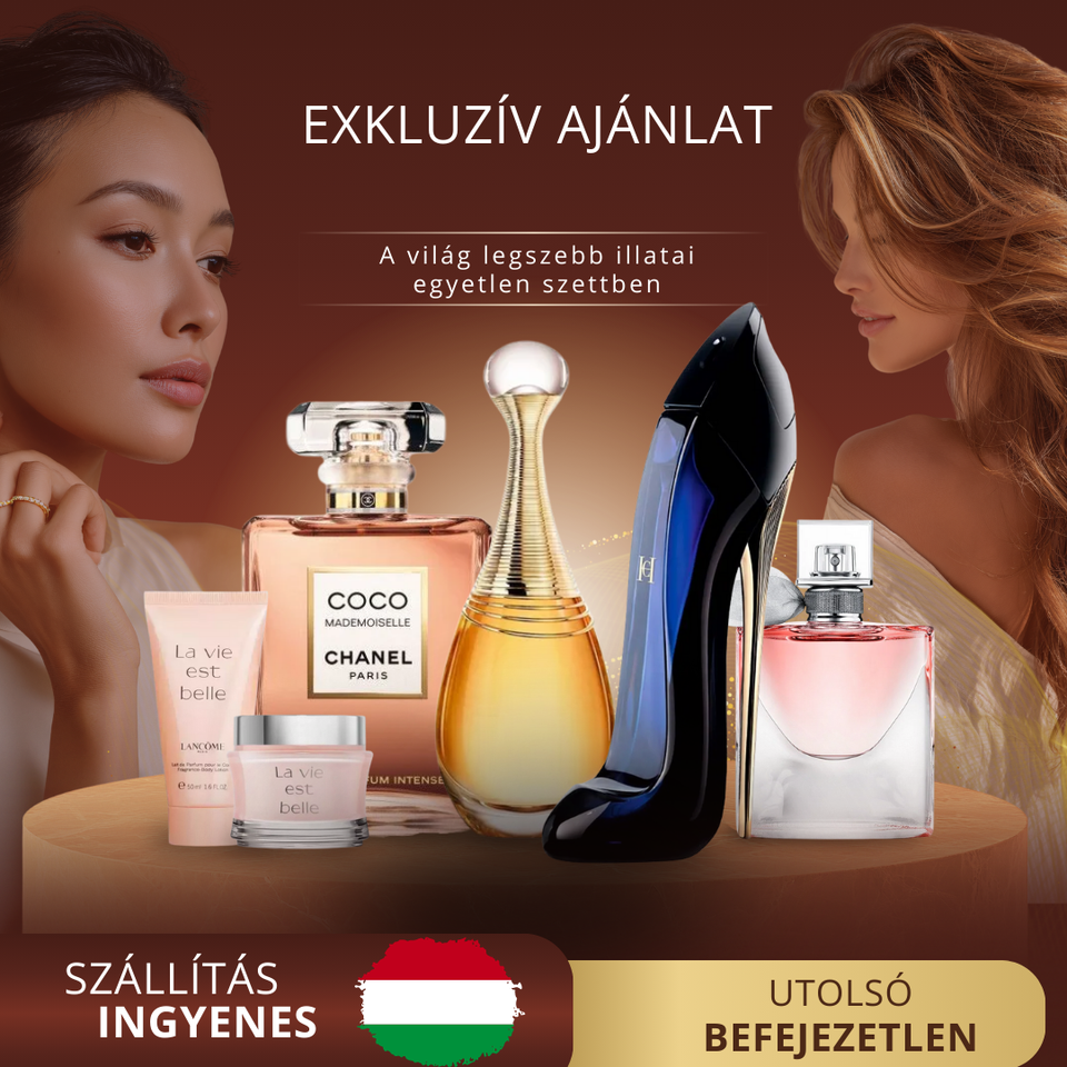 Vásárolj 1-et, kapsz 6-ot – luxus import parfüm szett + exkluzív ajándék