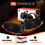 JBL Charge 6 fekete, Hordozható hangszóró